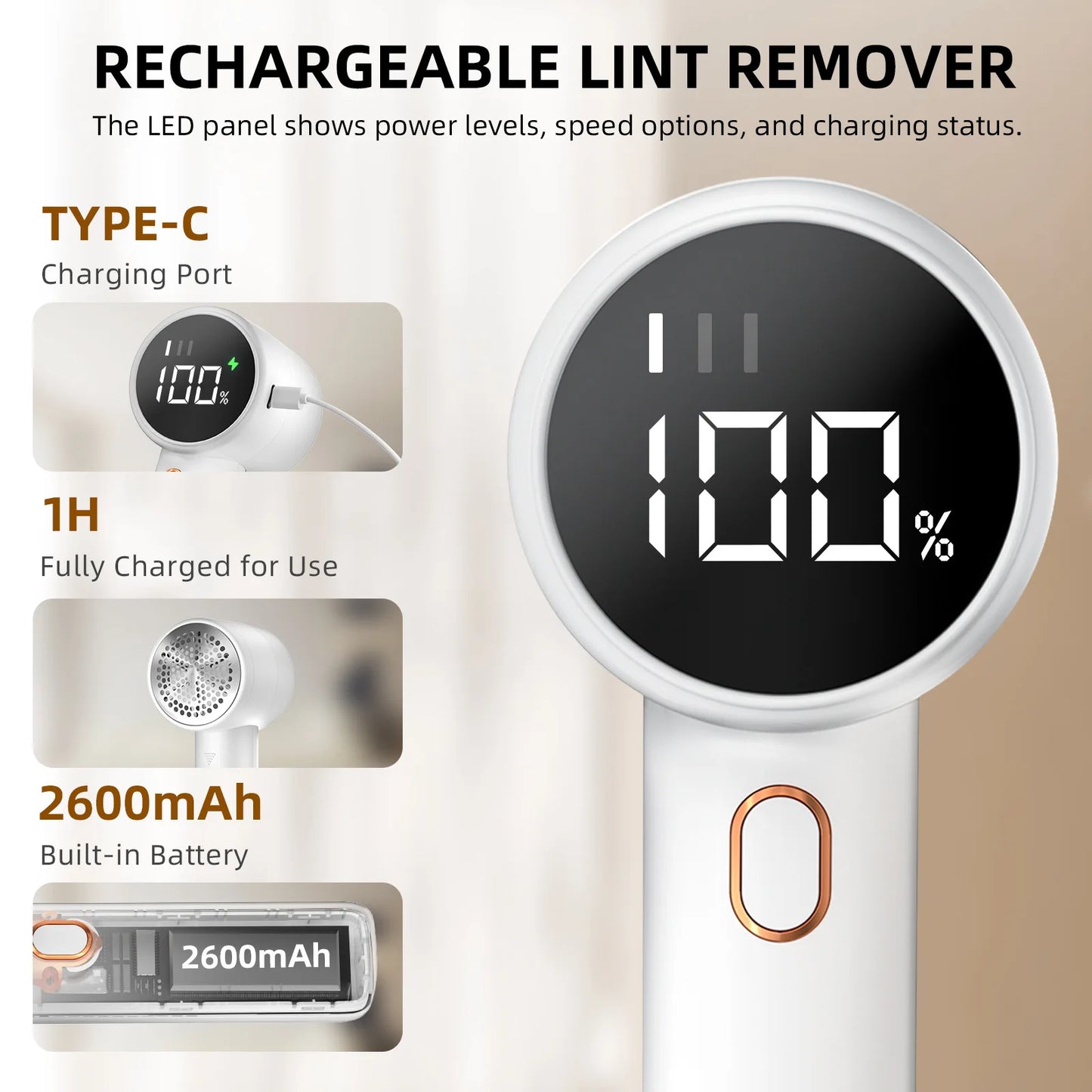 DomSupplies™ Electric Fabric Shaver & Lint Remover