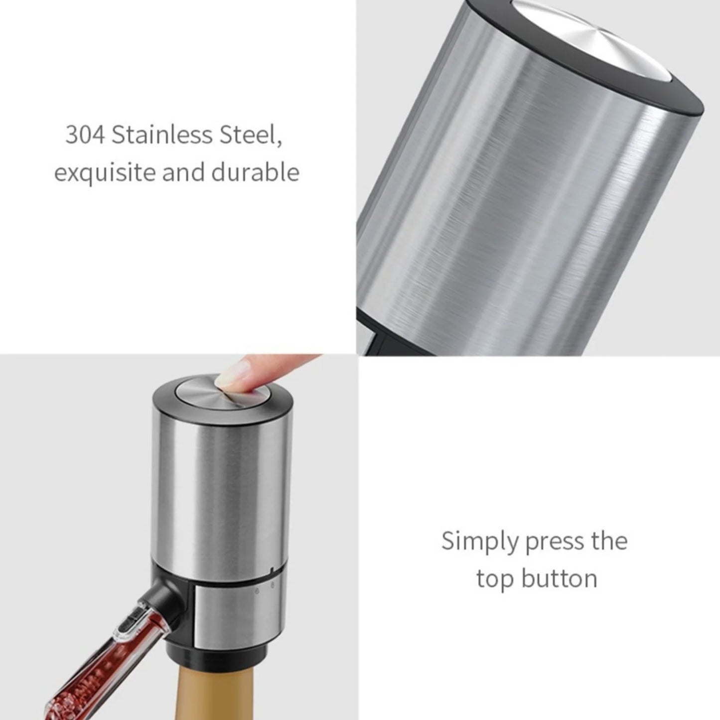 DomSupplies™ Electric Wine Aerator and Dispenser