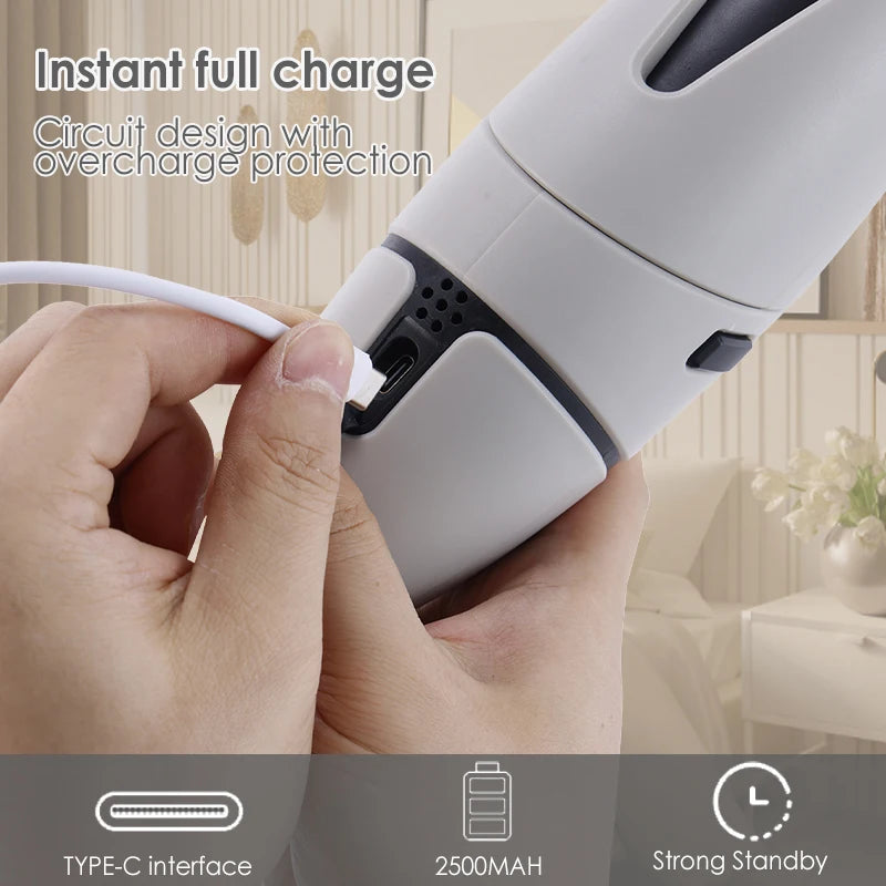 DomSupplies™ 10 in-1 Household Cleaning Brush Multifunctional Electric Cleaning Brush