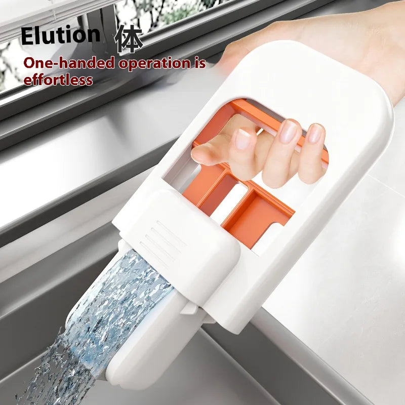 Multifunctional Mini Handheld Mop Mini Sponge Mop Mini Portable Hand-free Wash Mops for Desktop  Bathroom Kitchen Car Cleaning