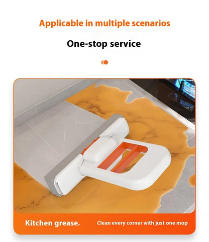 Multifunctional Mini Handheld Mop Mini Sponge Mop Mini Portable Hand-free Wash Mops for Desktop  Bathroom Kitchen Car Cleaning