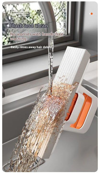 Multifunctional Mini Handheld Mop Mini Sponge Mop Mini Portable Hand-free Wash Mops for Desktop  Bathroom Kitchen Car Cleaning