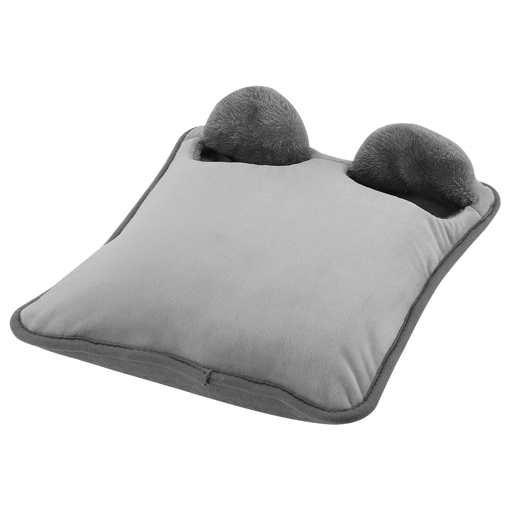 Electric Foot Heating Pad Household Foot Warmer Heater Mat with 4 Heat Levels & 4 Timers Fast Heating for Bed Office Winter Use