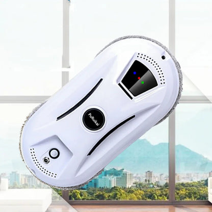 DomSupplies™ Ultra Thin Window Robot | Automatic Cleaning with Sensors & Water Spray or Loose Pads